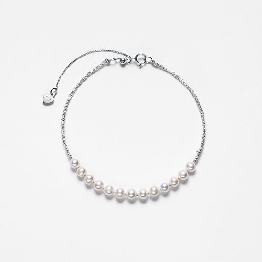 Genuine Freshwater Pearl S925 Silver Limerence Bracelet