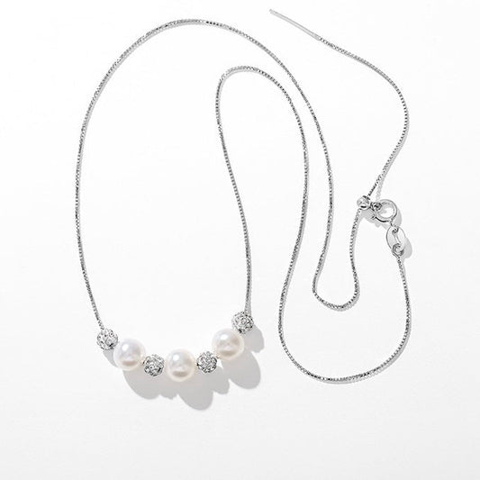 Genuine Freshwater Pearl Winter Angel Necklace