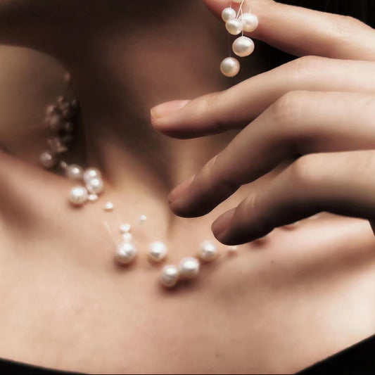 Genuine Freshwater Baroque Pearl Scintilla Necklace