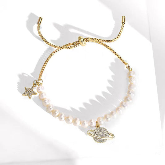 Genuine Freshwater Pearl Mars Bracelet