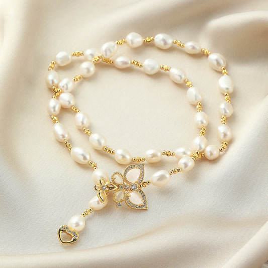 Genuine Freshwater Pearl Cecelia Necklace
