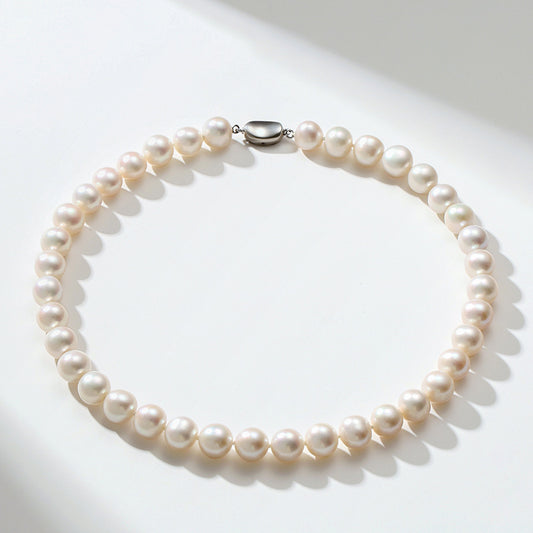 Genuine Freshwater 9mm Pearl Audrey Necklace