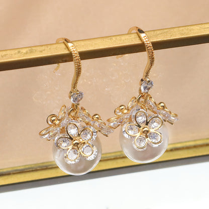 Genuine Freshwater Baroque Edison Pearl Freesia Earrings (Limited Edition)