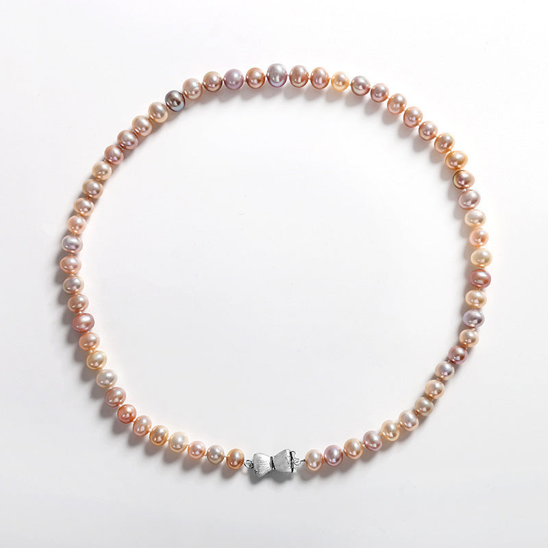 S925 Silver Genuine Freshwater Pearl Connlan Necklace