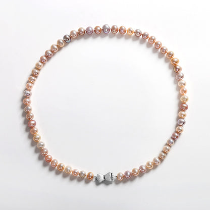 S925 Silver Genuine Freshwater Pearl Connlan Necklace