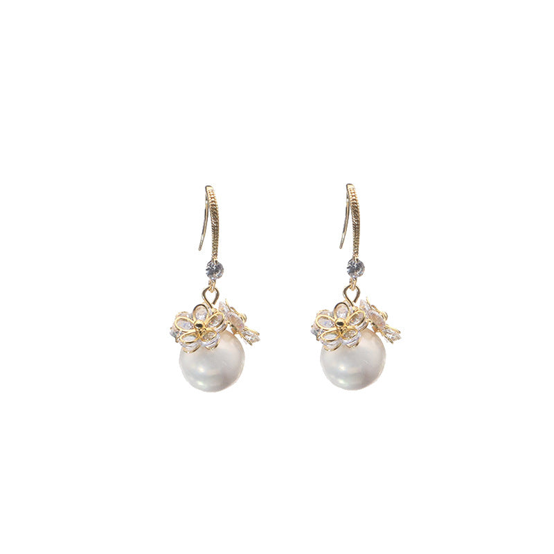 Genuine Freshwater Baroque Edison Pearl Freesia Earrings (Limited Edition)