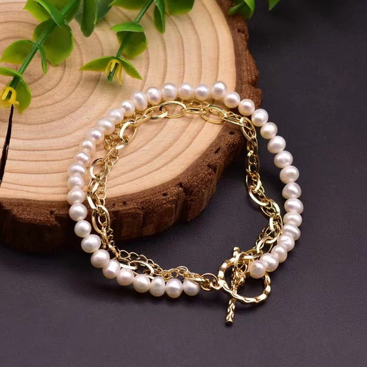 Genuine Freshwater Baroque Pearl Vesta Bracelet (Limited Edition)