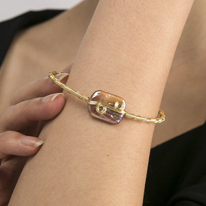 Genuine Baroque Pearl Esme Bracelet