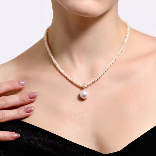 Genuine Freshwater Baroque Quinn Necklace