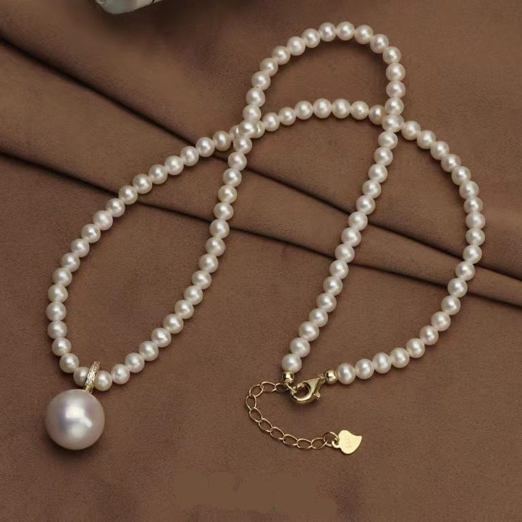 Genuine Freshwater Baroque Quinn Necklace