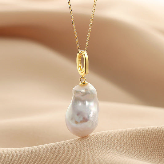 S925 Silver Genuine Freshwater Pearl Cloud Necklace