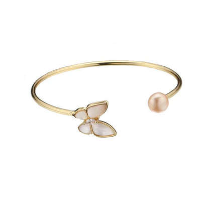 Genuine Freshwater Pearl Butterfly Bracelet (Limited Edition)